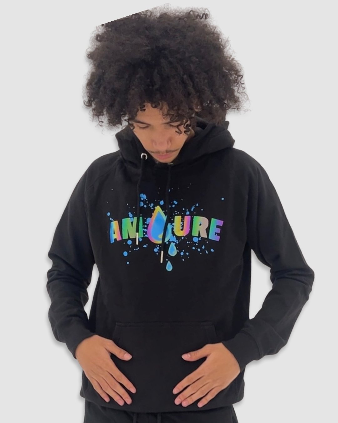 Amoure - Drippy Reflective Hoodie