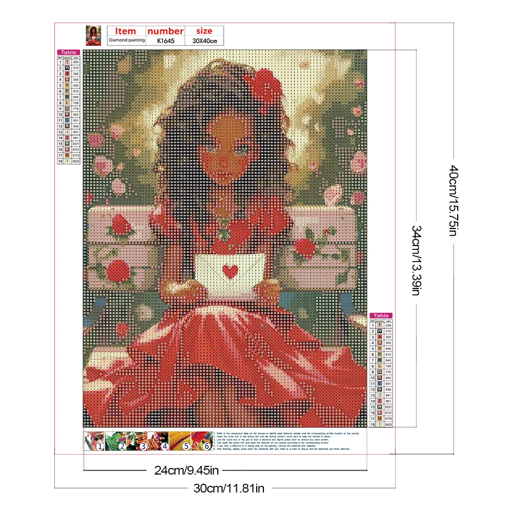 Diamond Painting - Full Round Drill - Kid Sweet Couple(Canvas|30*40cm)