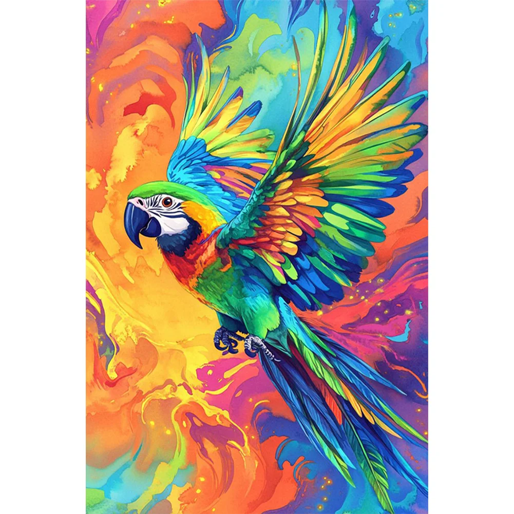 Full Round Diamond Painting - Macaw(Canvas|40*60cm)