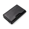 New Magnetic Self-elastic Card Holder Ultra-thin Aluminum Alloy Anti-theft Card Holder Men's Business Multi-functional Wallet