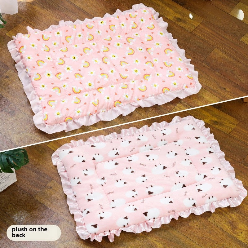 Spot Pet Sleeping Mat Thickened Autumn And Winter Warm Mat Cat Dog Universal Blanket Mat Pet Supplies