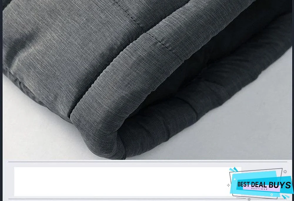 Men Down Vest Men's Warm Thick Coats Jacket and Coats Zipper Multiple Pockets Casual Vests Sleeveless Jacket