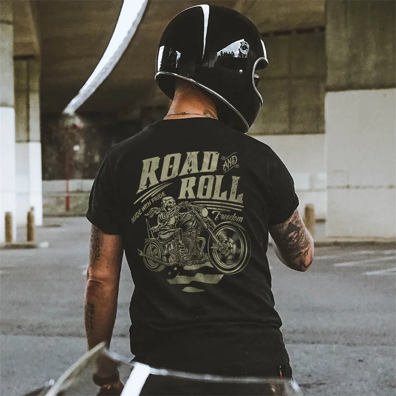 UPRANDY Road And Roll Men's T-shirt -  UPRANDY
