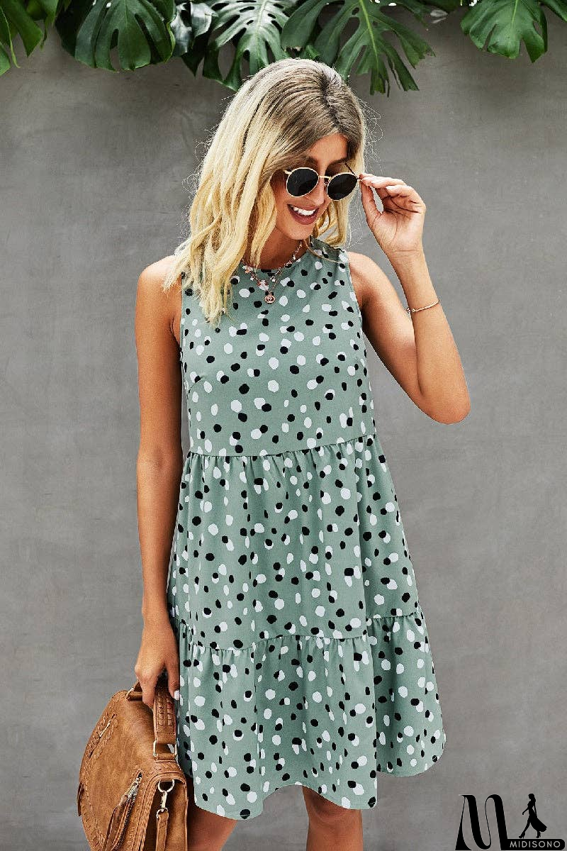 MidiSono - Polka Dot Breeze Dress