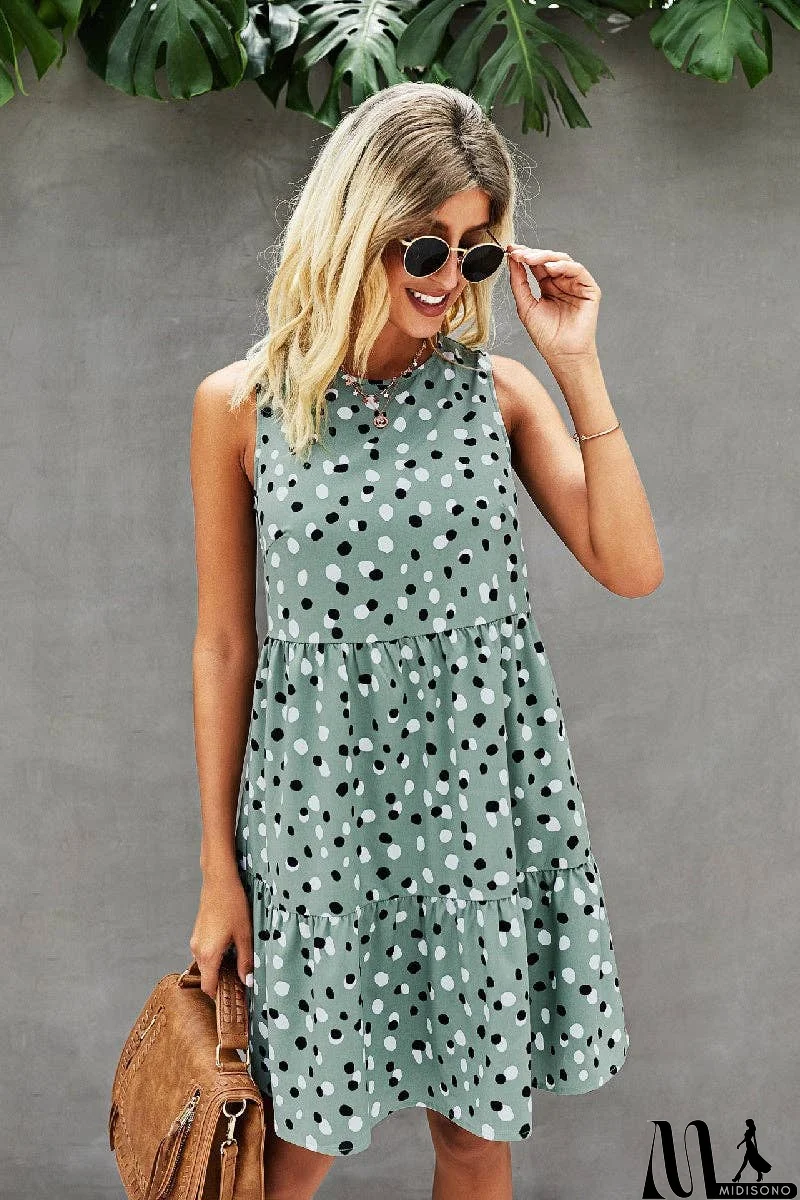 MidiSono - Polka Dot Breeze Dress