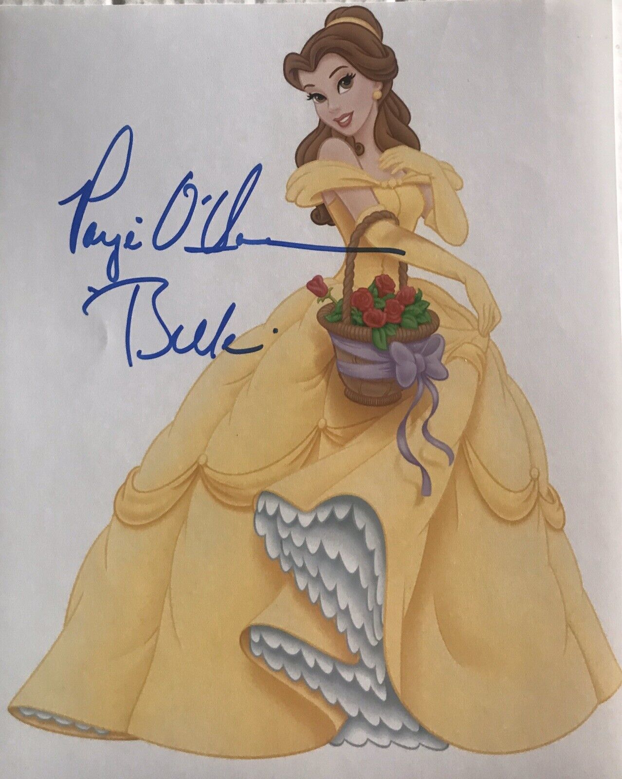 Paige O’Hara Autographed Signed 8x10 Beauty And The Beast 8x10 Photo Poster painting