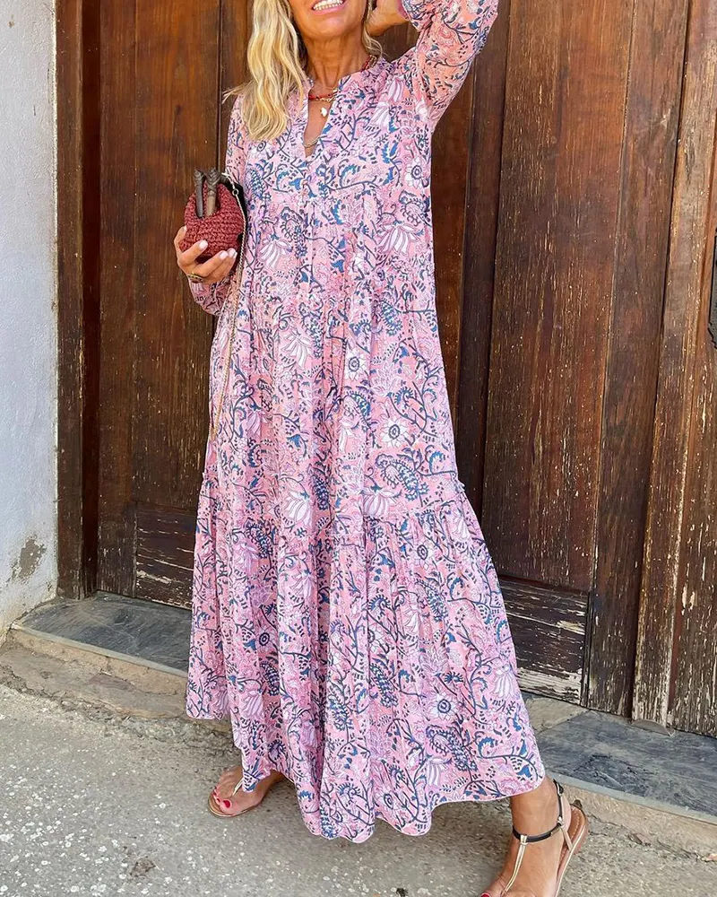 Veltrud - Boho Maxi Dress Made of Soft Premium Fabric main image 1