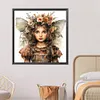 【Clearance Sale】Flowers Butterfly Girl-Paint by Numbers Acrylic Paintingg 40*40CM(Watercolor)