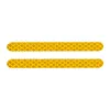 2Pcs Car Reflective Stickers Warning Anti-collision Reflective Strips (Red)
