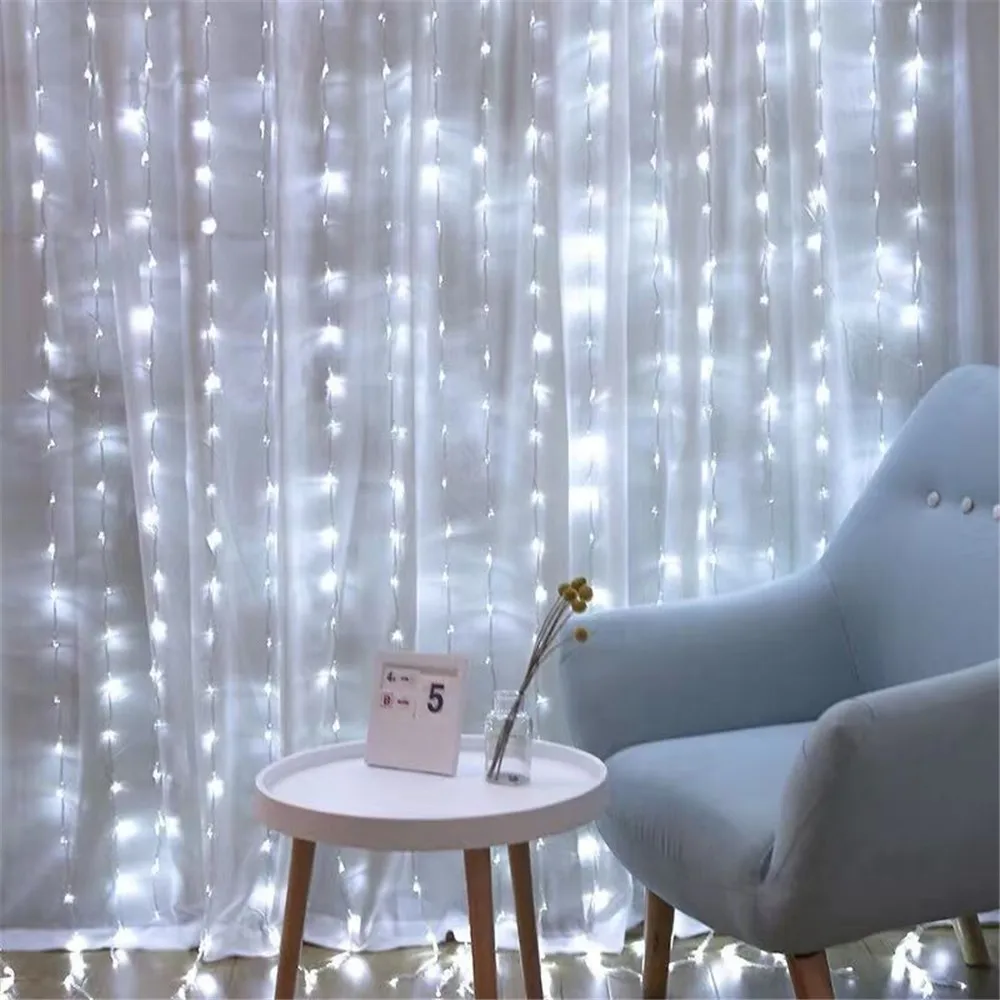Tegooe USB Powered LED Curtain String Lights with Remote Control 3 Styles