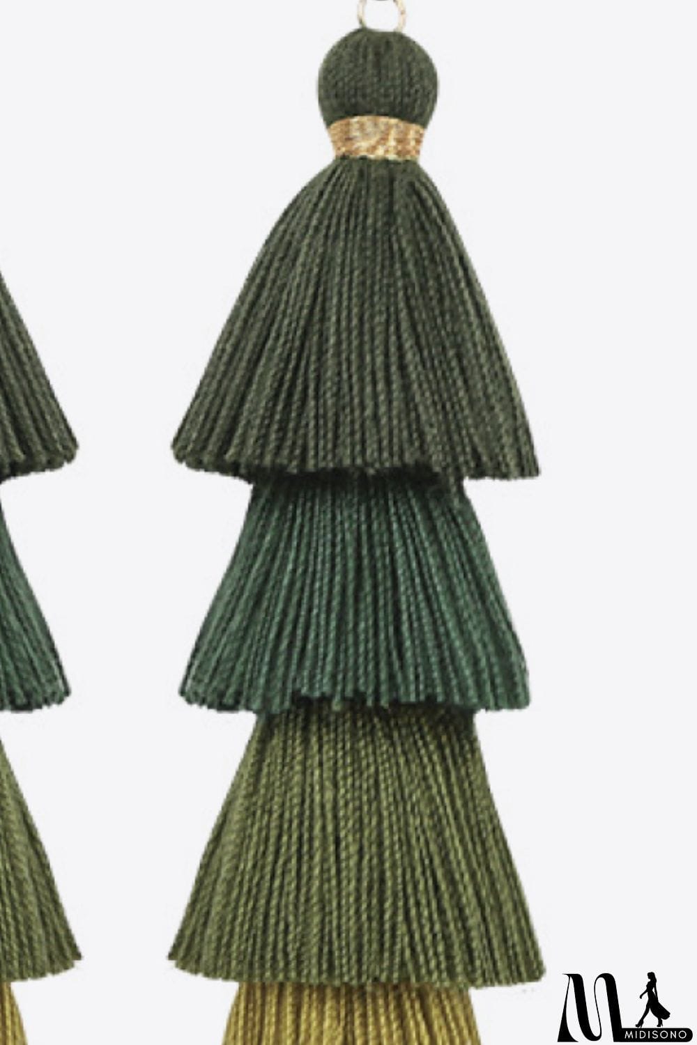 MidiSono - Layered Tassel Earrings