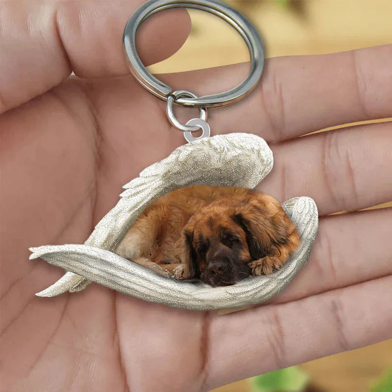 VigorDaily Sleeping Angel Acrylic Keychain Leon Berger