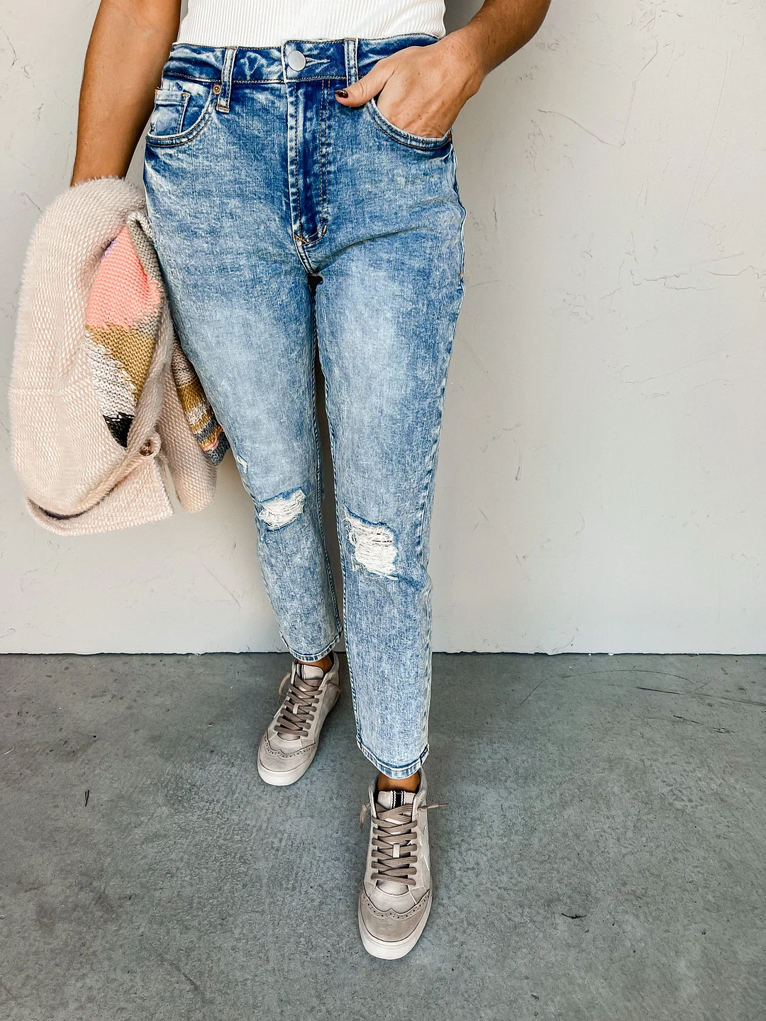  Jodi Super High Rise Straight Jeans-Horizon