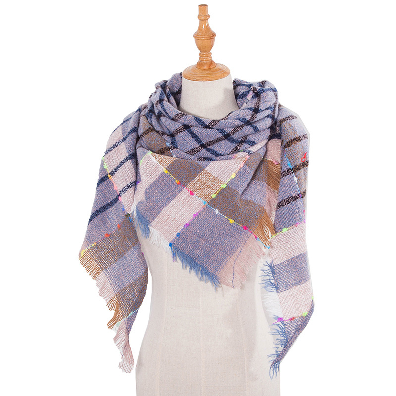 Funnipros Fashion Imitation Cashmere Women Triangle Scarf Autumn Winter Scarve Pashmina Mujer Female Echarpe Hiver Foulard Bufanda Shawls