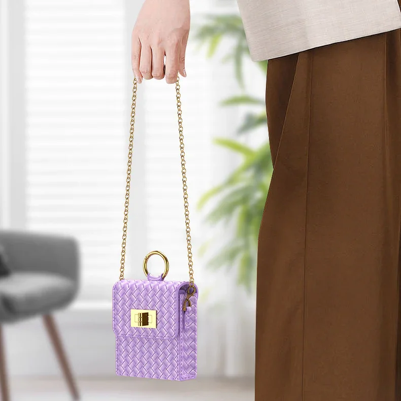 Suitable For Samsung ZFlip3/ZFlip4 Xiaoxiangfeng Chain Bag Mobile Phone Bag