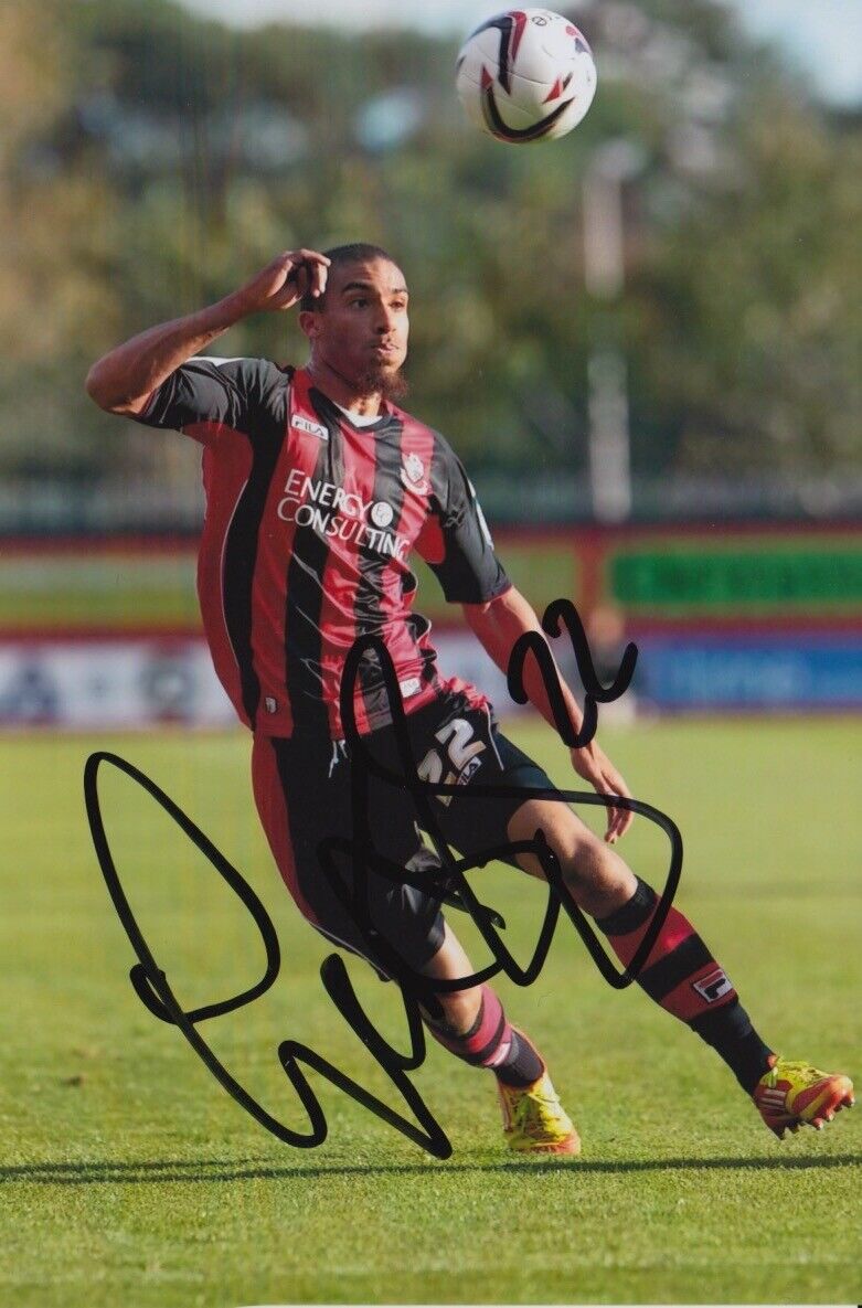 LEWIS GRABBAN HAND SIGNED 6X4 Photo Poster painting - FOOTBALL AUTOGRAPH - BOURNEMOUTH.