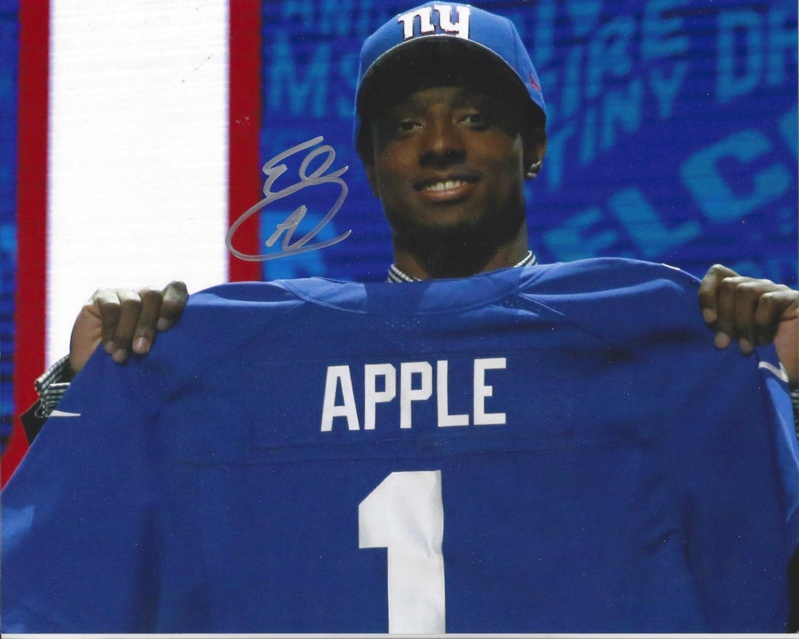 Eli Apple Autographed 8x10 New York Giants SaintsA240