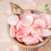 Artificial Burn Edge Silky Rose Petal Wedding Event Decor Scatter Flowers