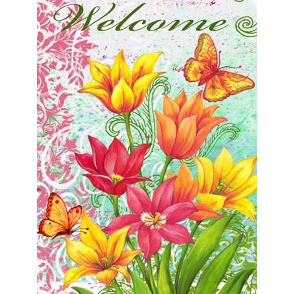 

Flowers - Round Drill Diamond Painting - 30*40CM, 501 Original