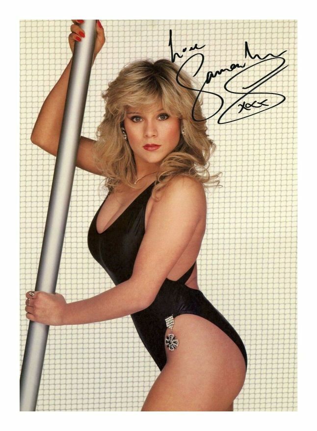 SAMANTHA FOX AUTOGRAPH SIGNED PP Photo Poster painting POSTER