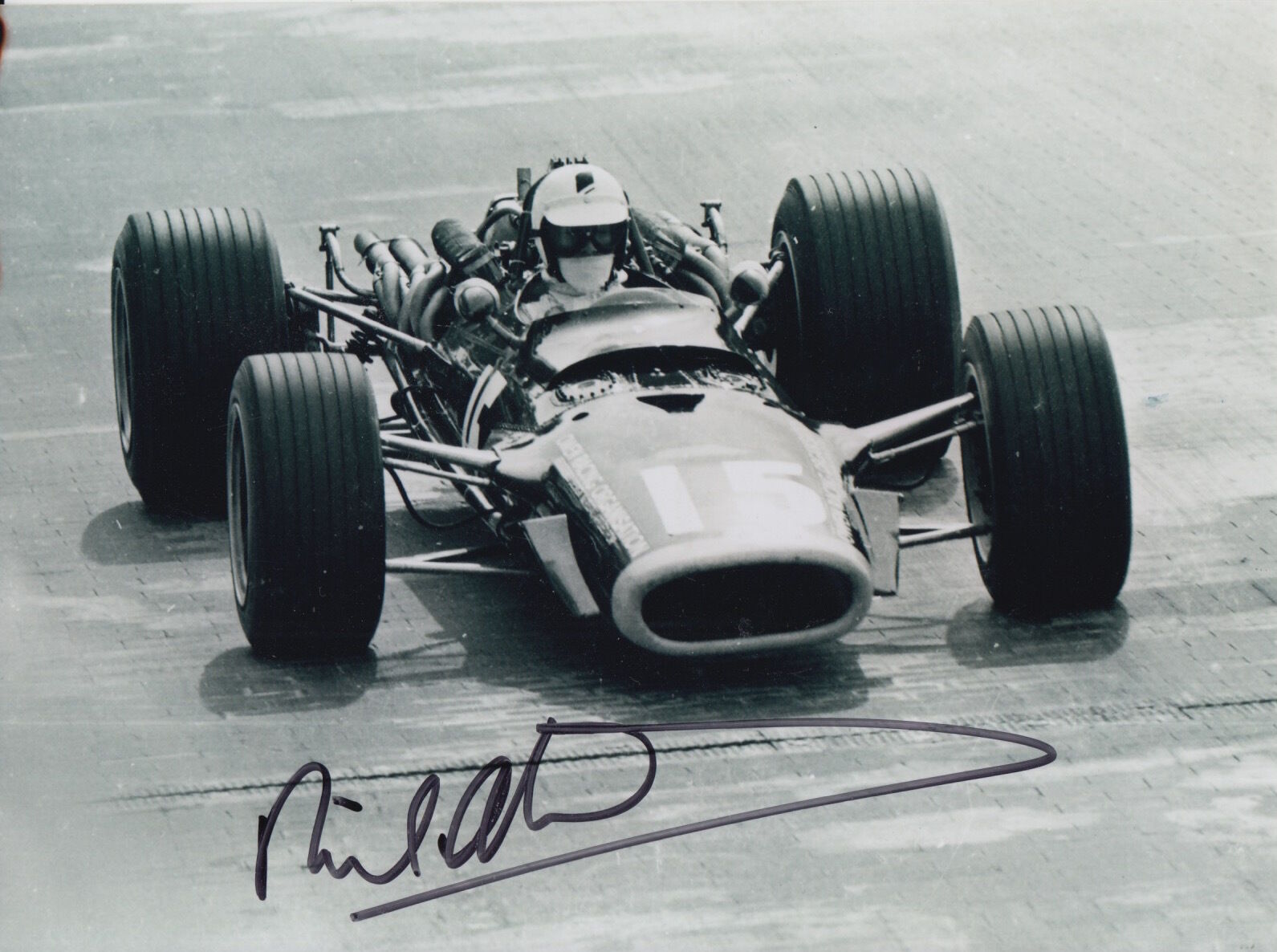 Richard Attwood Hand Signed 8x6 Photo Poster painting F1.