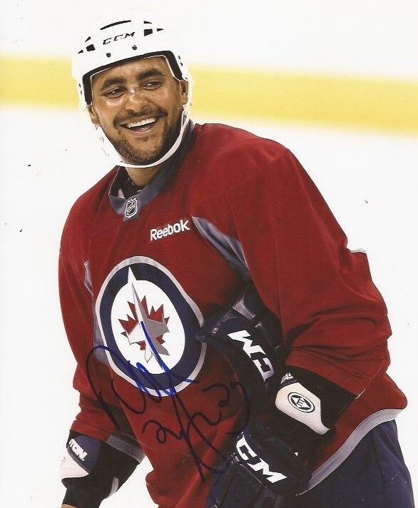 Dustin Byfuglien signed Winnipeg Jets 8x10 Photo Poster painting autographed