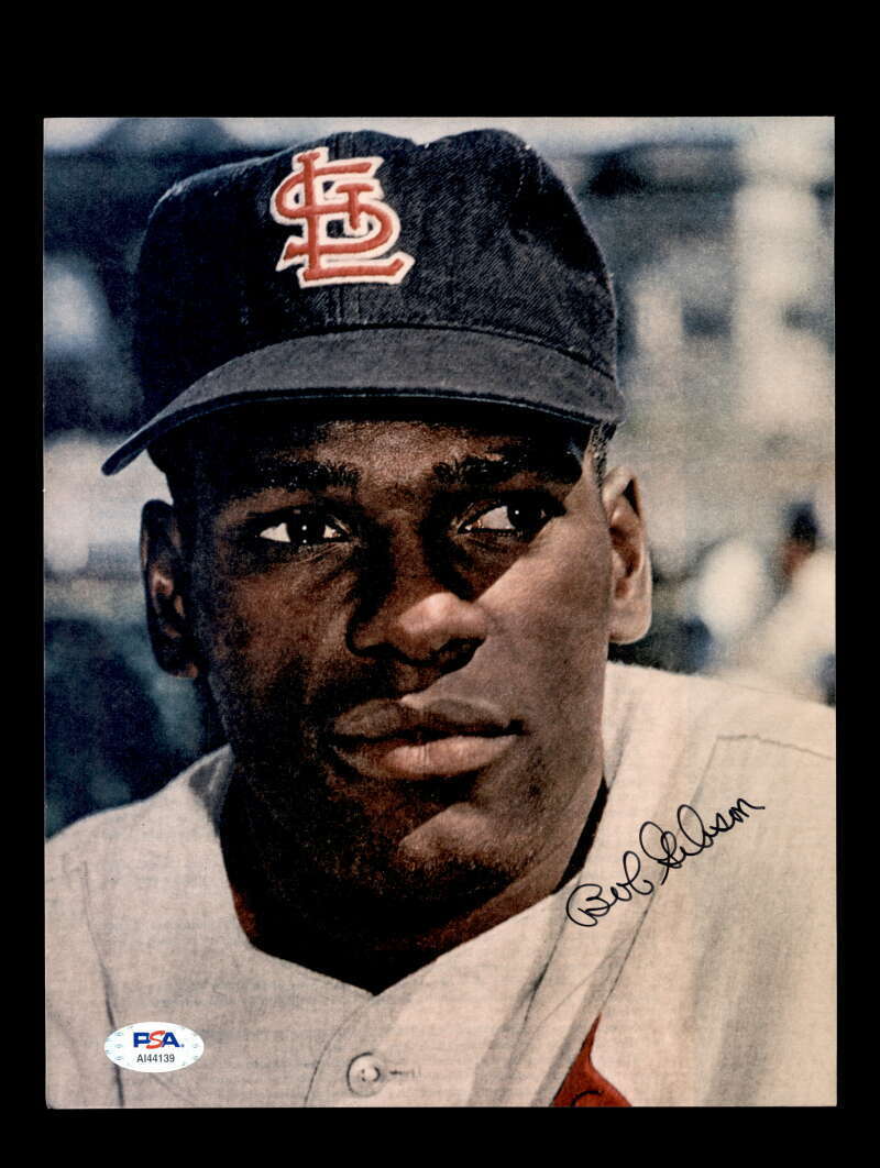 Bob Gibson PSA DNA Coa Hand Signed 8x10 Photo Poster painting Autograph