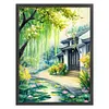 Willow Cottage-14CT Stamped Cross Stitch 45*60cm/17.72*23.62in (Big Size) tapestrymarket