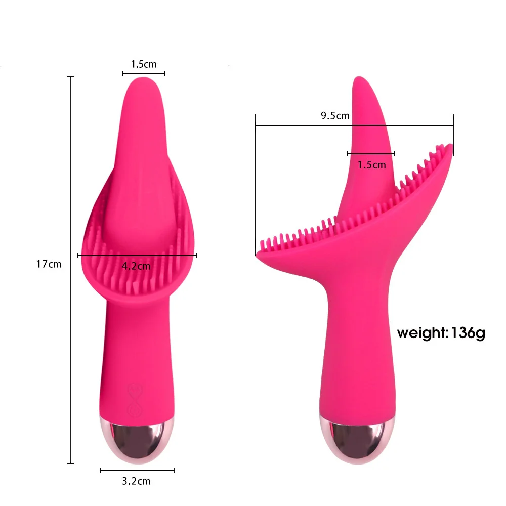 Adult Products Wholesale Female Masturbation Massage Vibration Av Stick Tongue Vibrator