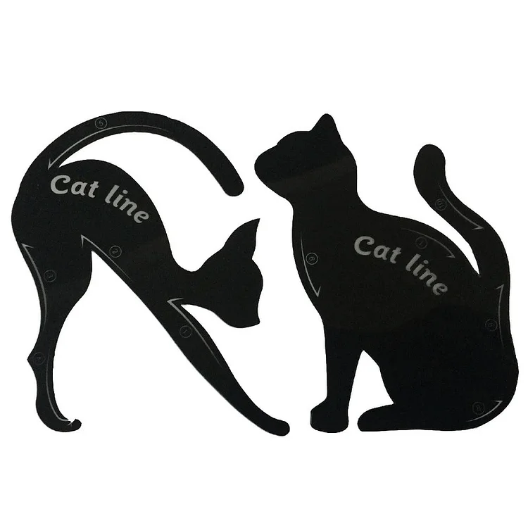 Cat Eyeliner Mould Smoked Eyeliner Template Pad