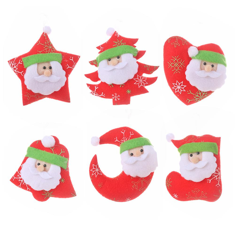 

Cute Santa Claus Head Christmas Tree Pendant Hanging Ornaments Xmas Decor, Moon, 501 Original