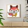 Fox-14CT Stamped Cross Stitch Kit(14*15cm)