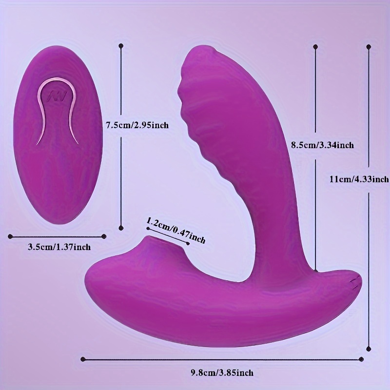 Remote Control Sucking Vibrator for Women