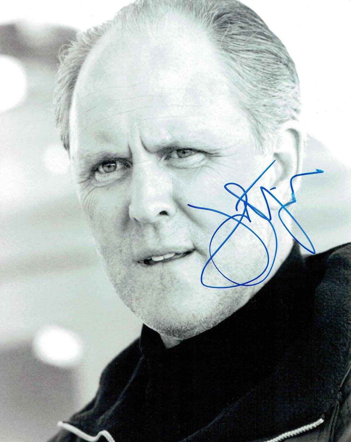 John LITHGOW SIGNED Autograph 10x8 Photo Poster painting AFTAL RD COA Cliffhanger Eric QUALEN