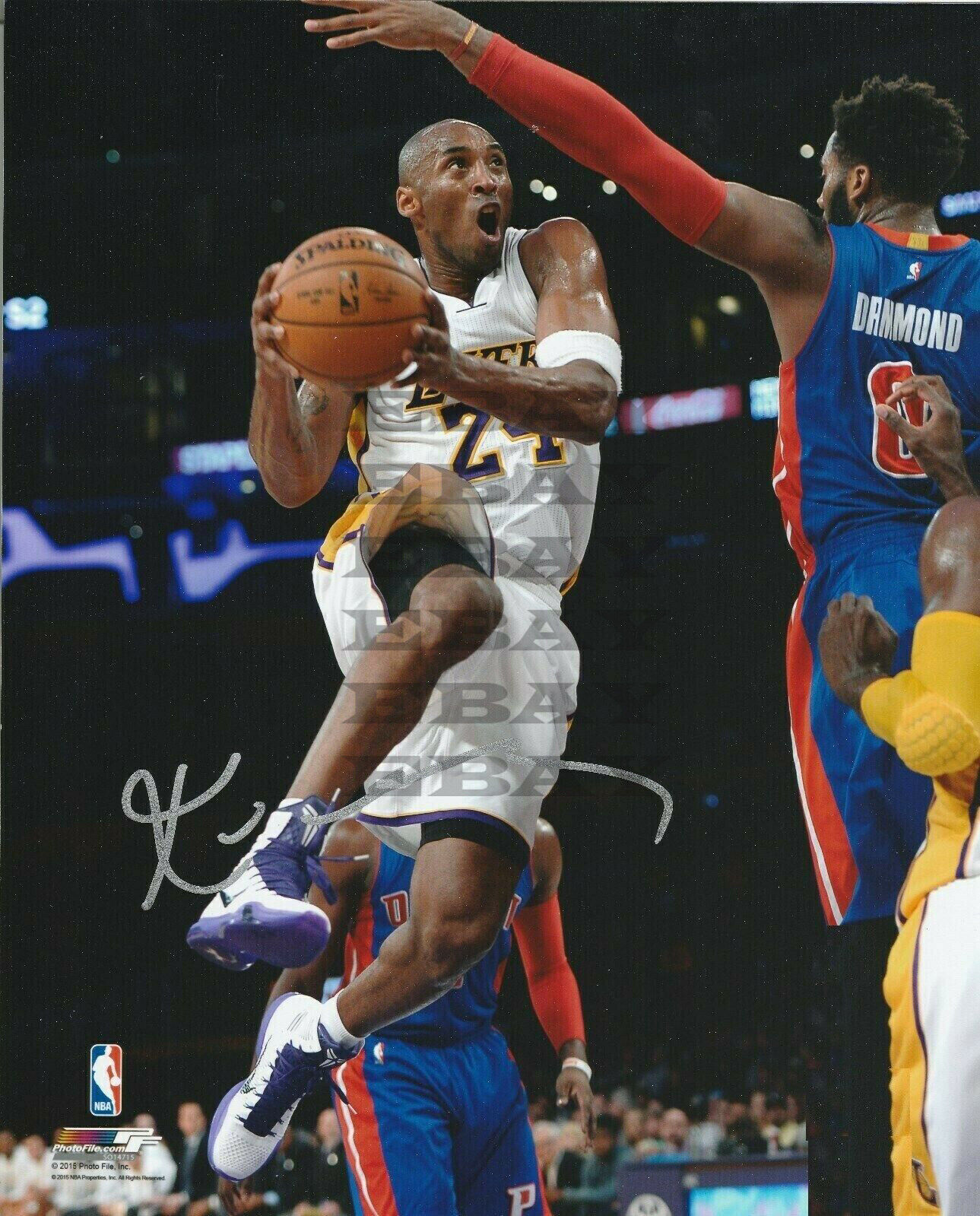 Kobe Bryant Los Angeles Lakers 8x10 autographed Photo Poster painting Reprint
