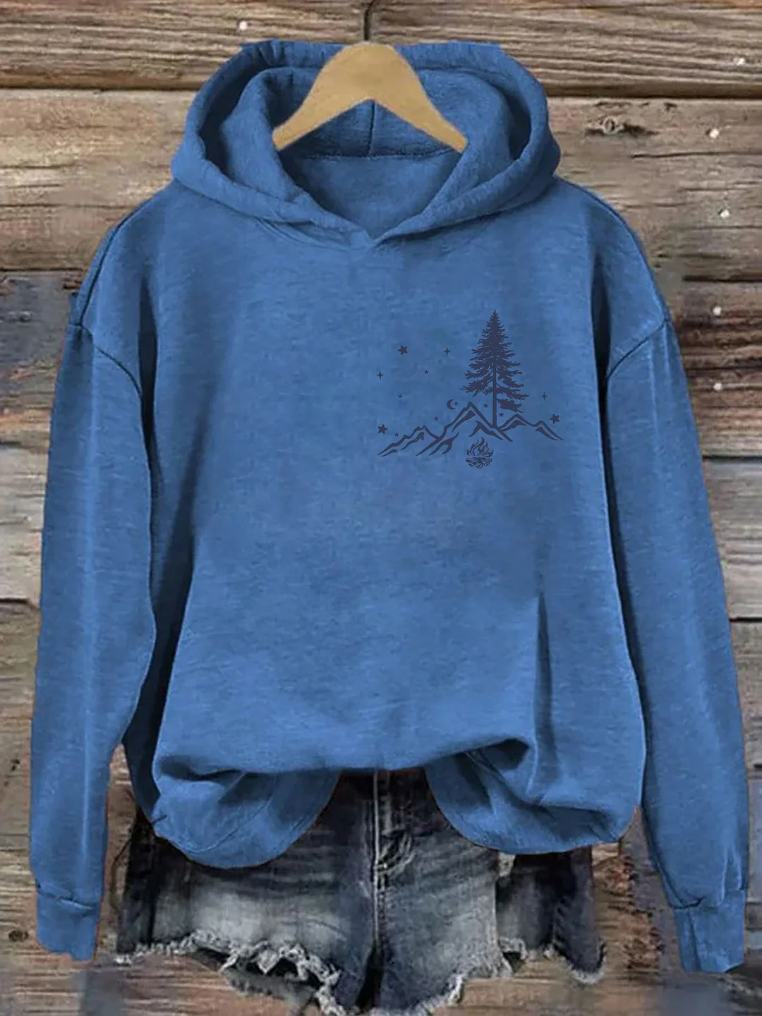 No City Lights Just Campfire Nights Hoodie