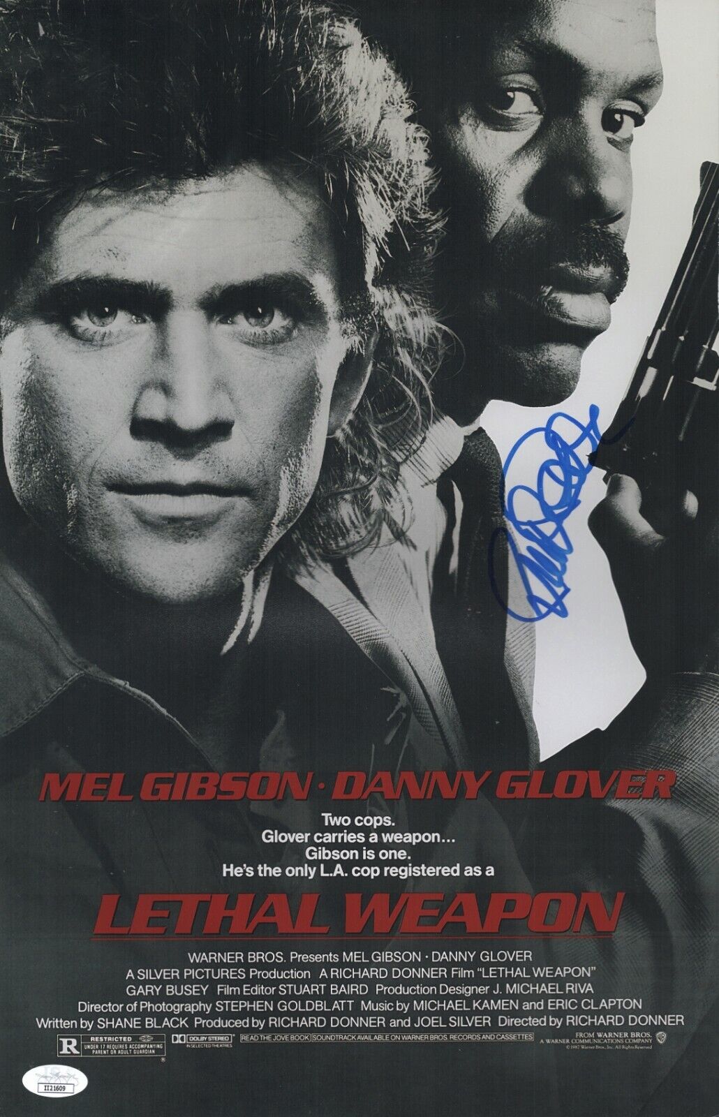 Richard Donner Signed 11x17 Lethal Weapon Authentic Autograph Director JSA COA