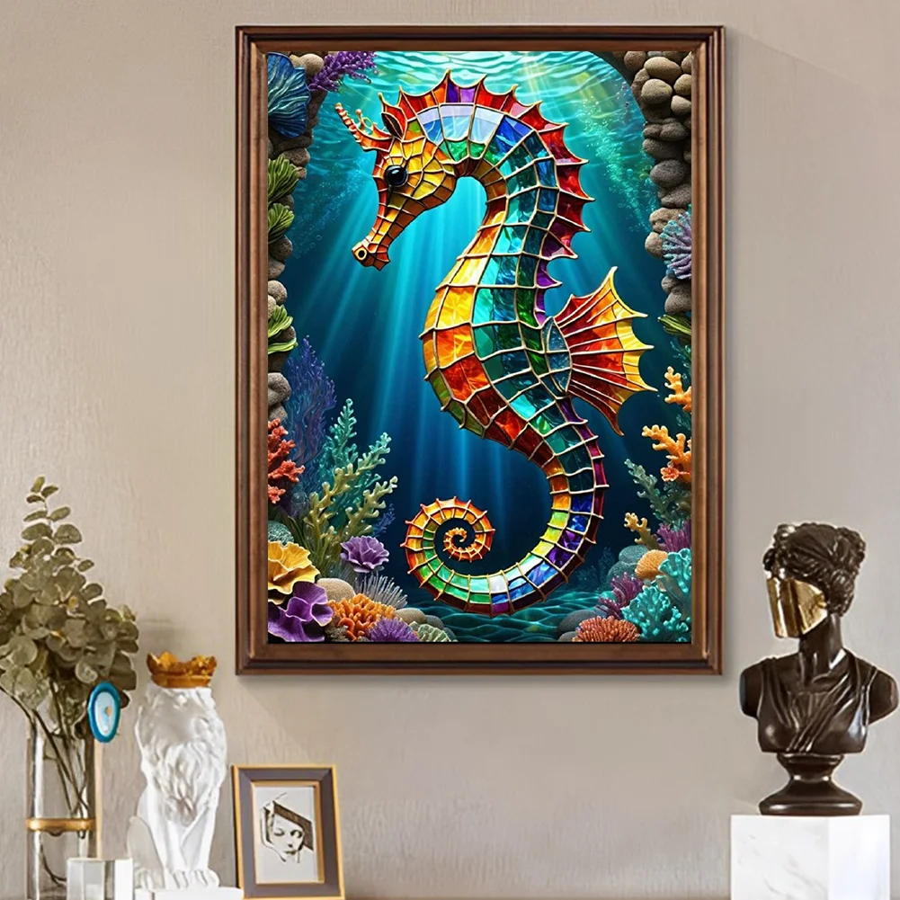 Diamond Painting - Full Round Drill - Seahorses(Canvas|30*40cm)