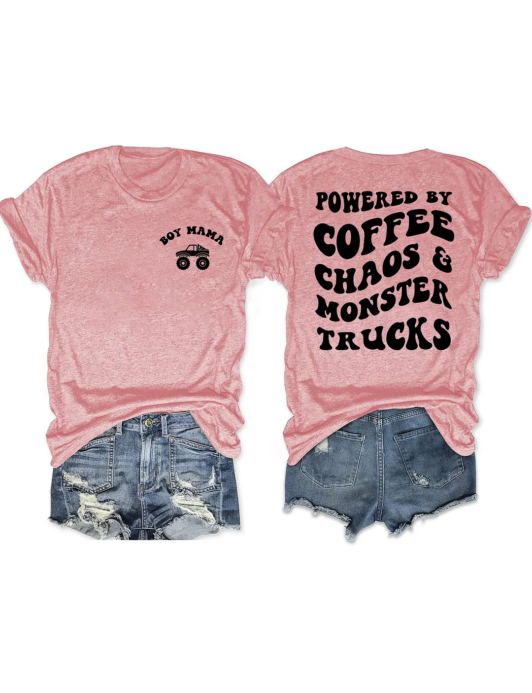 Boy Mama Monster Truck T-shirt