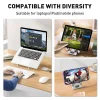 3-in-1 Aluminum Alloy Foldable Portable Stand for Phone, Tablet, and Laptop
