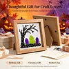 Tombstone Glass Mosaic DIY Craft Kit &ndash; Framed Halloween Wall Art