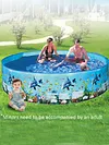 Inflatable Swimming Pool Large Capacity Blow Up Family Pool Bathtub Pool for Kid