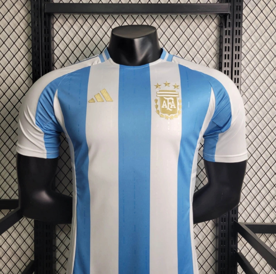 2024 Argentina Home Player Version Men's Football T-Shirt Thai Quality