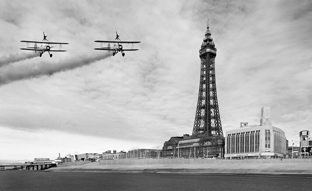 Blackpool Tower Air Display 12x8 inch print picture