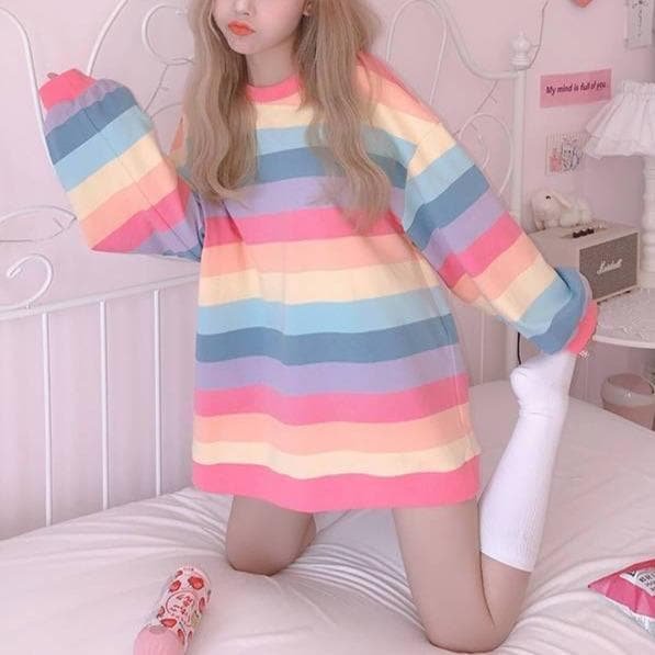 Cute Rainbow Pullover Jumper SP15120