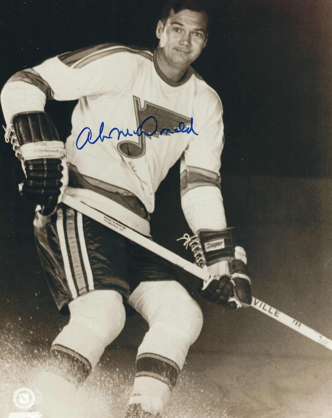 Signed 8x10 AB MCDONALD St. Louis Blues Autographed Photo Poster painting - w/ COA