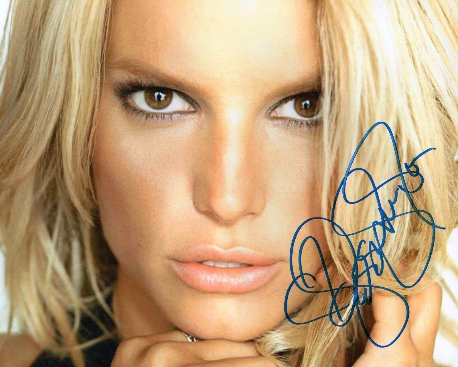 JESSICA SIMPSON AUTOGRAPHED SIGNED A4 PP POSTER Photo Poster painting PRINT 19