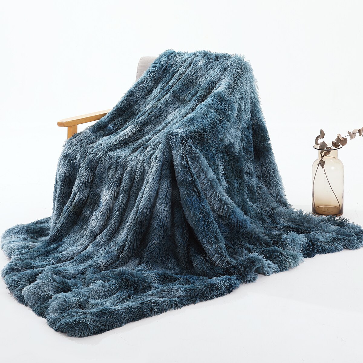 Tie Dye Blankets Bedding Winter Fur Throw Blanket Sleep Thick Blankets