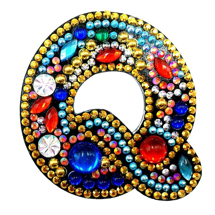 DIY Key Chain Diamond Painting Letters Bag Keyring Pendant Gift (Q) gbfke