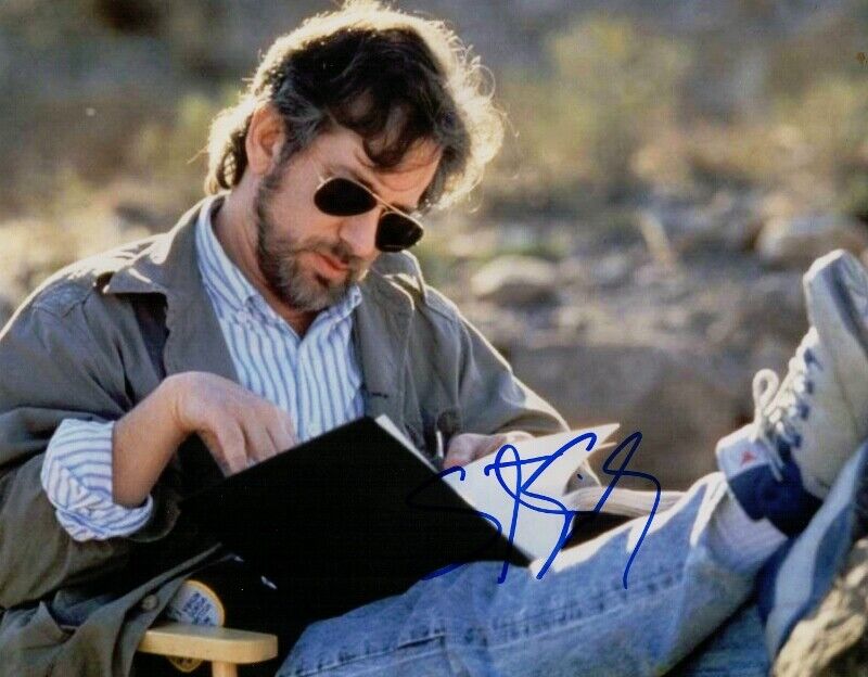 Steven Spielberg Signed Autographed Director 11x14 Photo Poster painting Jaws, ET, Indiana Jones